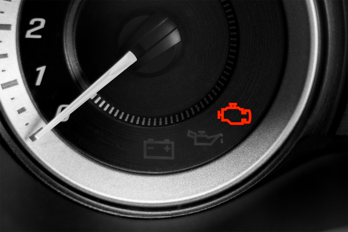 can you pass inspection with check engine light on ny